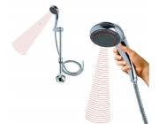 Showerhead bar code scanner Showerhead bar code scanner